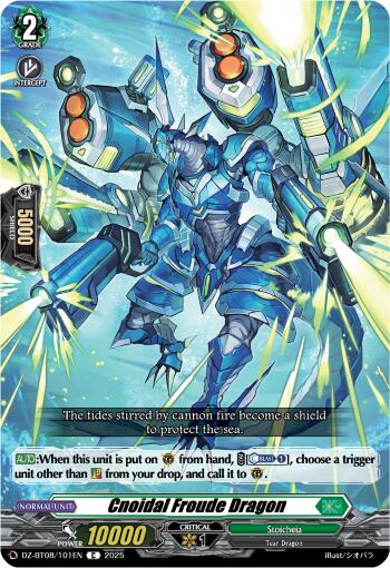 Cnoidal Froude Dragon (DZ-BT08/101EN) [DZ-BT08: Knights 0f Rebirth] | Total Play