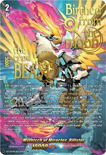 Mythisch of Miracles, Rifistor (DZ-BT08/SEC05EN) [DZ-BT08: Knights 0f Rebirth] | Total Play