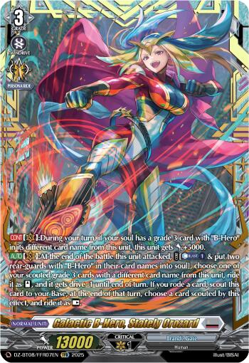 Galatic B-Hero, Stately Crozard (DZ-BT08/FFR07EN) [DZ-BT08: Knights 0f Rebirth] | Total Play