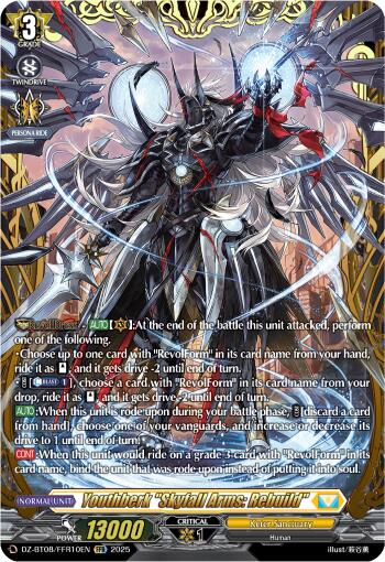Youthberk "Skyfall Arms: Rebuild" (DZ-BT08/FFR10EN) [DZ-BT08: Knights 0f Rebirth] | Total Play