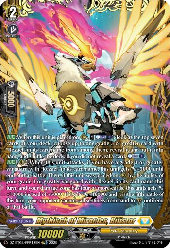 Mythisch of Miracles, Rifistor (DZ-BT08/FFR12EN) [DZ-BT08: Knights 0f Rebirth] | Total Play