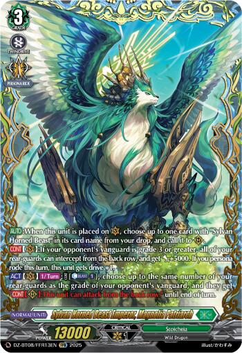 Sylvan Horned Beast Emperor, Magnolia Patriach (DZ-BT08/FFR13EN) [DZ-BT08: Knights 0f Rebirth] | Total Play