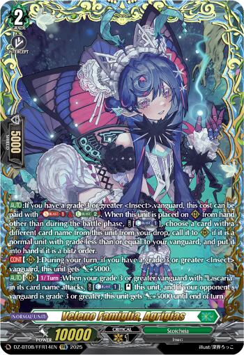 Veleno Famiglia, Agrigias (DZ-BT08/FFR14EN) [DZ-BT08: Knights 0f Rebirth] | Total Play