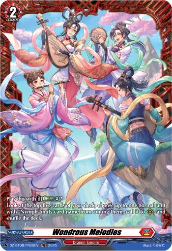 Wonderous Melodies (DZ-BT08/FR08EN) [DZ-BT08: Knights 0f Rebirth] | Total Play