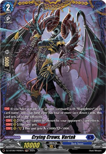Crying Crows, Vartak (DZ-BT08/FR09EN) [DZ-BT08: Knights 0f Rebirth] | Total Play