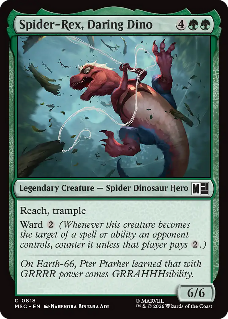 Spider-Rex, Daring Dino [Marvel Super Heroes Commander] | Total Play