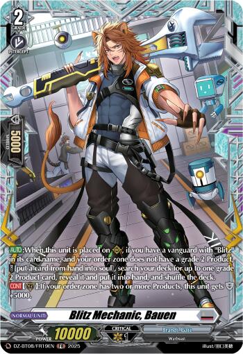 Blitz Mechnanic, Bauen (DZ-BT08/FR19EN) [DZ-BT08: Knights 0f Rebirth] | Total Play