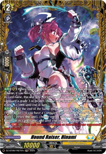 Hound Raiser, Hinami (DZ-BT08/FR27EN) [DZ-BT08: Knights 0f Rebirth] | Total Play