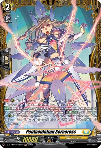 Pentaculation Sorceress (DZ-BT08/FR28EN) [Knights 0f Rebirth] | Total Play