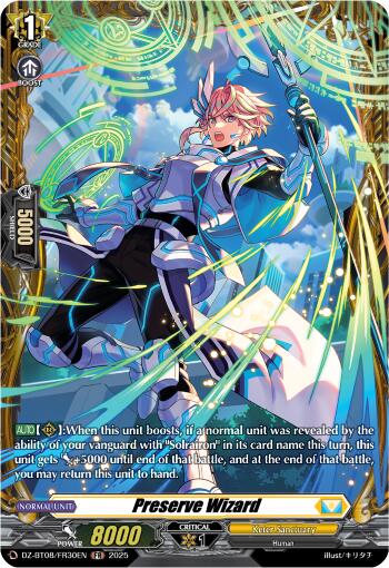 Preserve Wizard (DZ-BT08/FR30EN) [DZ-BT08: Knights 0f Rebirth] | Total Play