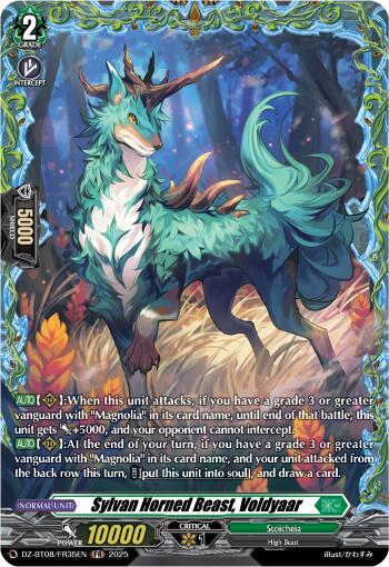 Sylvan Horned Beast, Voldyaar (DZ-BT08/FR35EN) [DZ-BT08: Knights 0f Rebirth] | Total Play