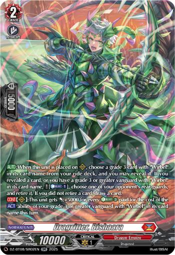 Dragritter, Bishaara (DZ-BT08/SR03EN) [DZ-BT08: Knights 0f Rebirth] | Total Play