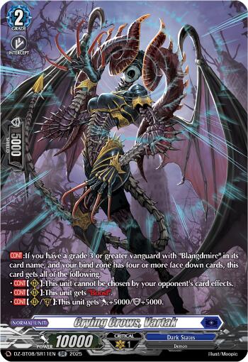 Crying Crows, Vartak (DZ-BT08/SR11EN) [DZ-BT08: Knights 0f Rebirth] | Total Play
