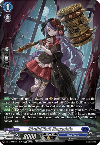 Direful Doll, Consolata (DZ-BT08/SR13EN) [DZ-BT08: Knights 0f Rebirth] | Total Play