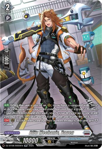 Blitz Mechnanic, Bauen (DZ-BT08/SR20EN) [DZ-BT08: Knights 0f Rebirth] | Total Play