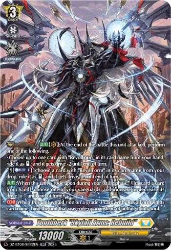 Youthberk "Skyfall Arms: Rebuild" (DZ-BT08/SR22EN) [DZ-BT08: Knights 0f Rebirth] | Total Play