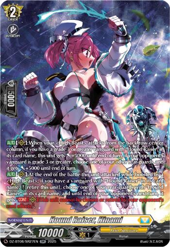 Hound Raiser, Hinami (DZ-BT08/SR27EN) [DZ-BT08: Knights 0f Rebirth] | Total Play