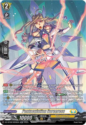 Pentaculation Sorceress (DZ-BT08/SR28EN) [Knights 0f Rebirth] | Total Play