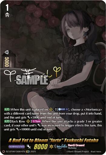 A Bud Yet to Bloom "forte" Tsukushi Futaba (DZ-BT08/EXS04EN) [DZ-BT08: Knights 0f Rebirth] | Total Play