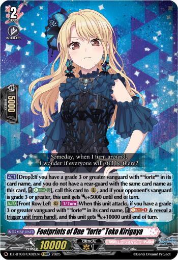 Footprints of One "forte" Toko Kirigaya (EXRRR) (DZ-BT08/EX02EN) [DZ-BT08: Knights 0f Rebirth] | Total Play