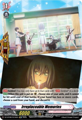 Irreplaceable Memories (DZ-BT08/EX16EN) [DZ-BT08: Knights 0f Rebirth] | Total Play