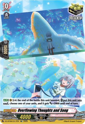 Overflowing Thoughts and Song (DZ-BT08/EX17EN) [DZ-BT08: Knights 0f Rebirth] | Total Play