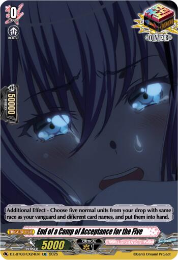 End of a Camp of Acceptance for the Five (DZ-BT08/EX24EN) [DZ-BT08: Knights 0f Rebirth] | Total Play