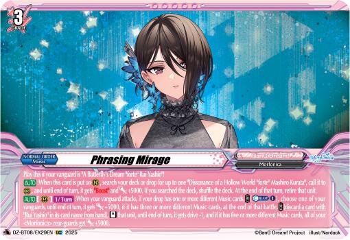 Phrasing Mirage (DZ-BT08/EX29EN) [DZ-BT08: Knights 0f Rebirth] | Total Play