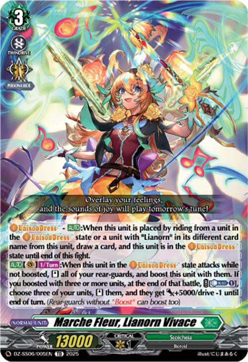 Marche Fleur, Lianorn Vivace (DZ-SS06/005EN) [DZ-SS06: Master Deckset -Urara Haneyama-] | Total Play