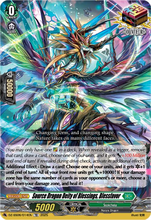 Source Dragon Deity of Blessings, Blessfavor (DZ-SS06/014EN) [DZ-SS06: Master Deckset -Urara Haneyama-] | Total Play