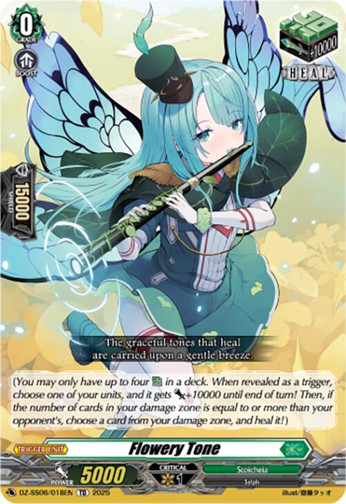 Flowery Tone (DZ-SS06/018EN) [DZ-SS06: Master Deckset -Urara Haneyama-] | Total Play