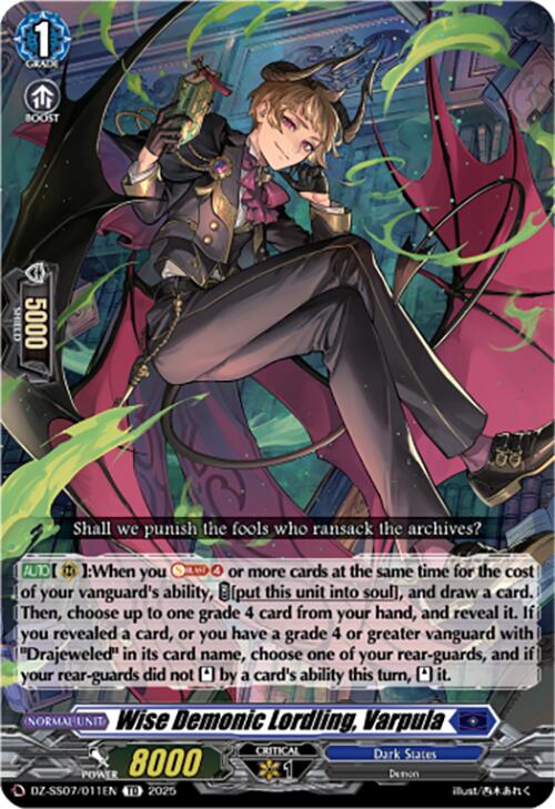 Wise Demonic Lordling, Varpula (DZ-SS07/011EN) [DZ-SS07: Master Deckset -Michiru Hazama-] | Total Play