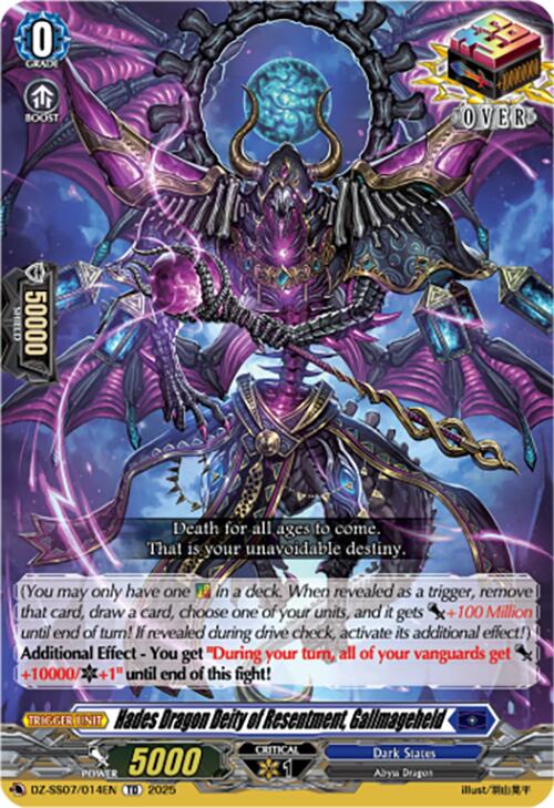 Hades Dragon Deity of Resentment, Gallmageheld (DZ-SS07/014EN) [DZ-SS07: Master Deckset -Michiru Hazama-] | Total Play