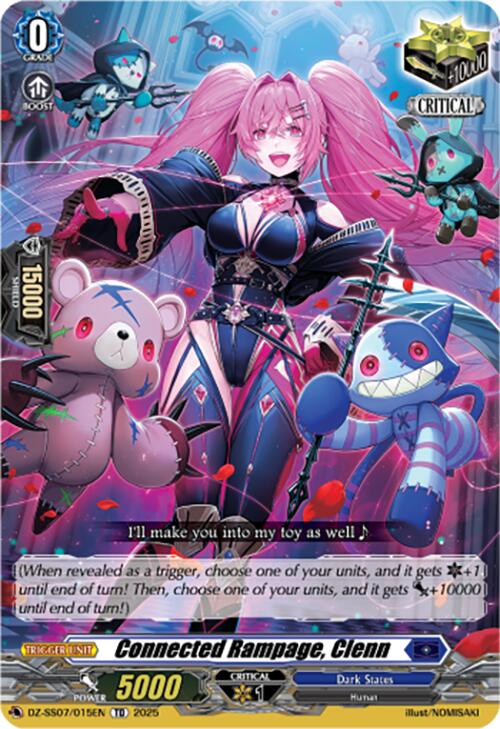 Connected Rampage, Clenn (DZ-SS07/015EN) [DZ-SS07: Master Deckset -Michiru Hazama-] | Total Play