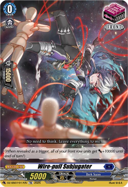 Wire-pull Subjugater (DZ-SS07/017EN) [DZ-SS07: Master Deckset -Michiru Hazama-] | Total Play
