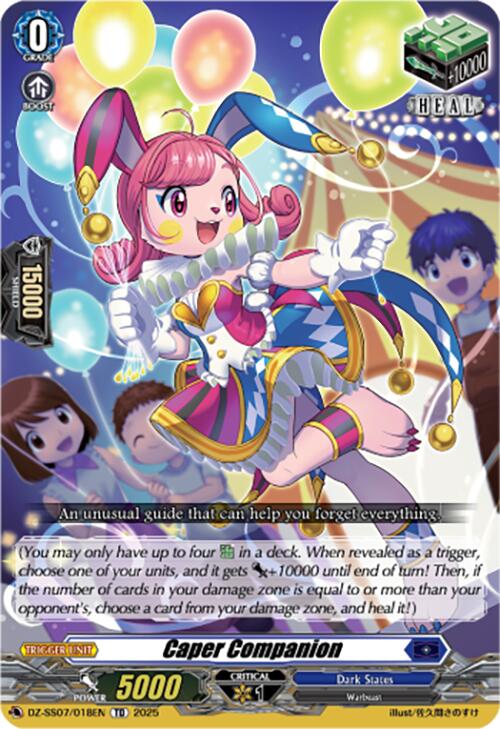 Caper Companion (DZ-SS07/018EN) [DZ-SS07: Master Deckset -Michiru Hazama-] | Total Play