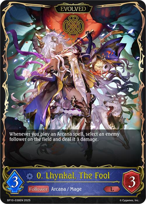 0. Lhynkal, The Fool (Evolved) (BP10-038EN) [Gods of the Arcana] | Total Play