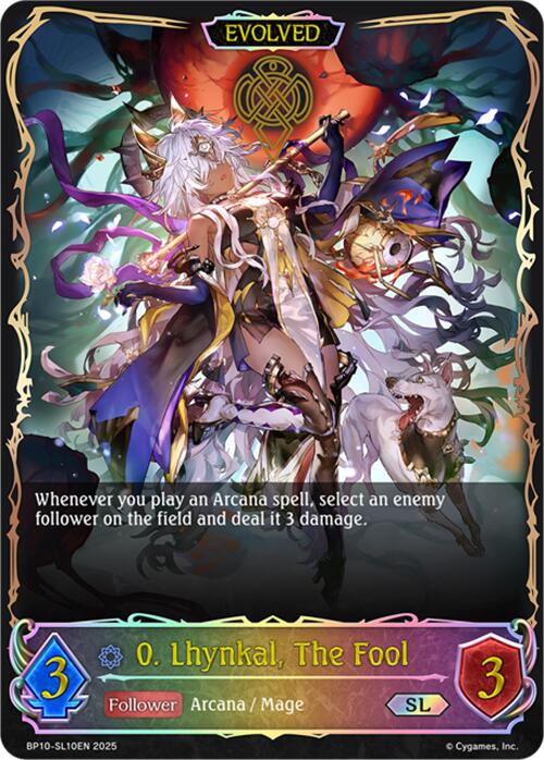 0. Lhynkal, The Fool (Evolved) (SL) (BP10-SL10EN) [Gods of the Arcana] | Total Play
