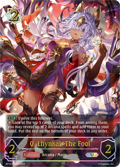 0. Lhynkal, The Fool (U) (BP10-U03EN) [Gods of the Arcana] | Total Play