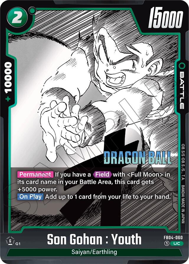 Son Gohan : Youth [Manga Booster 01] | Total Play
