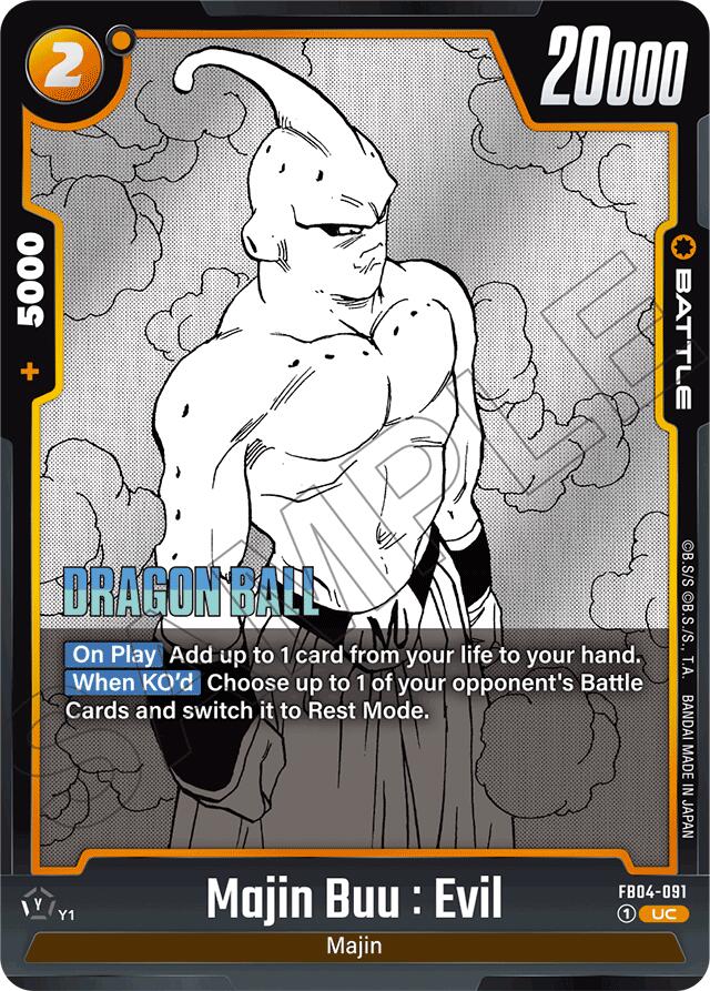 Majin Buu : Evil (FB04-091) [Manga Booster 01] | Total Play