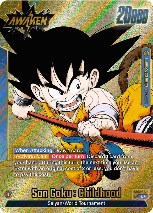 Son Goku : Childhood (FB06-025) (Gold) [Manga Booster 01] | Total Play