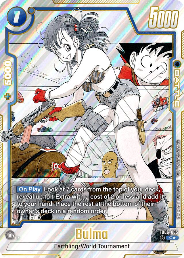 Bulma (FB06-035) (Alternate Art) [Manga Booster 01] | Total Play