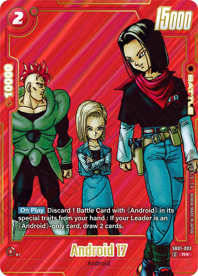 Android 17 (SB01-003) (Alternate Art) [Manga Booster 01] | Total Play