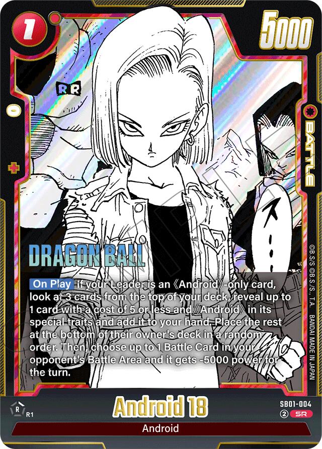 Android 18 (SB01-004) [Manga Booster 01] | Total Play