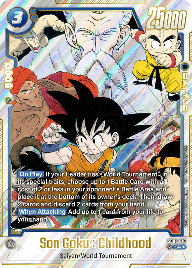 Son Goku : Childhood (SB01-018) (Alternate Art) [Manga Booster 01] | Total Play