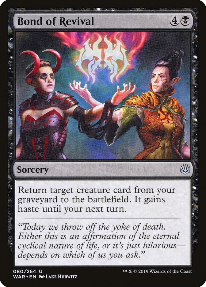 Bond of Revival [War of the Spark] | Total Play