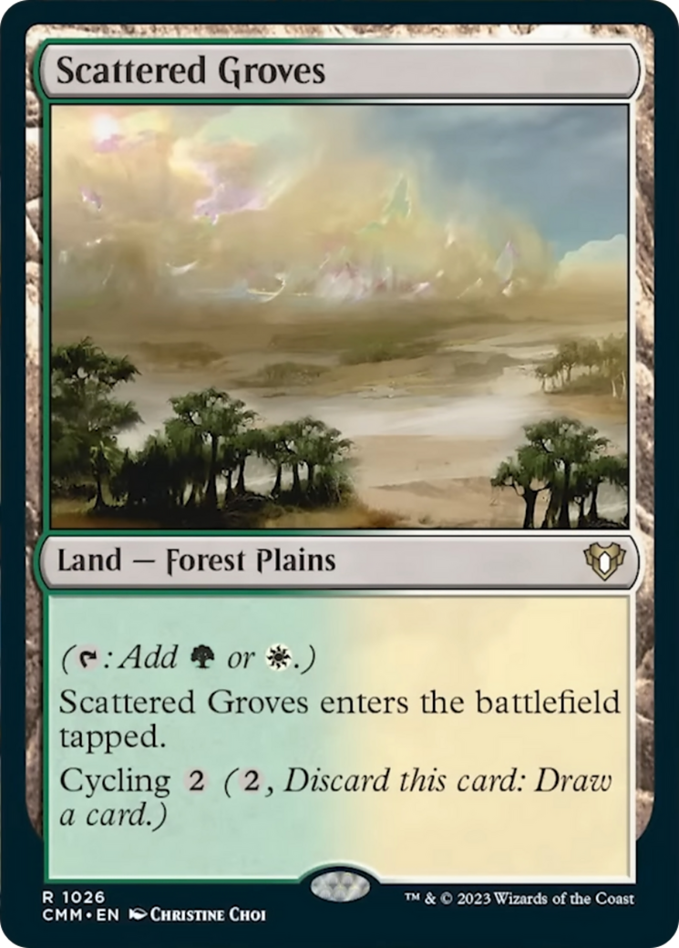 Scattered Groves [Commander Masters] | Total Play