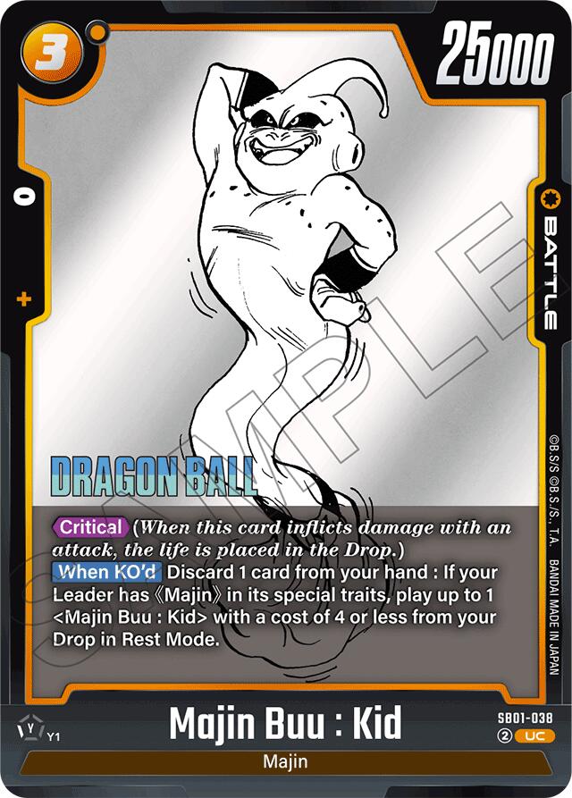 Majin Buu : Kid (SB01-038) [Manga Booster 01] | Total Play