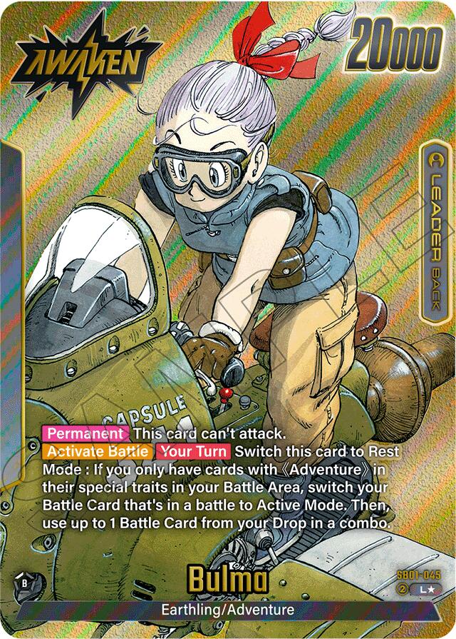 Bulma (SB01-045) (Gold) [Manga Booster 01] | Total Play